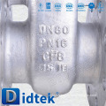 Didtek Cast Steel Flanged DIN Standard Gate Valve With Handwheel